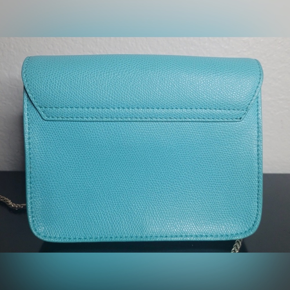 Furla Metropolis Teal Leather Mini  Crossbody Bag - Picture 3 of 15
